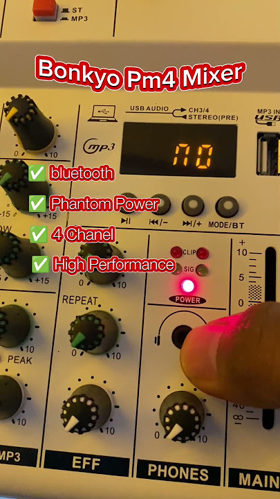 Bonkyo pm4 mixer audio system
