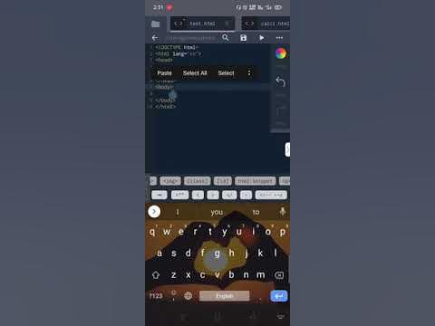 How to execute HTML, CSS, JS code on mobile using Treb editor - YouTube