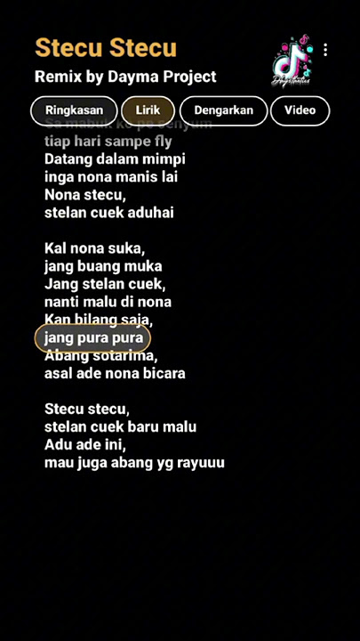 Stecu Stecu #liriklagu #laguviral #trending #stecu #shorts #viral #lagutimur #music  #cover