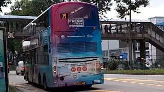 (SFA Full Body Advertisement Replacing SBS3678B) SBS3887P Service 39 At Yishun Avenue 2