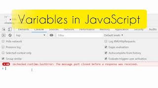 Variables in JavaScript | HD | Learn JS Global