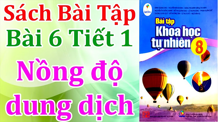 Bài tập sách bài tập hóa 8 bài 6