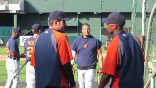 Practica de Bateo Miguel Cabrera y Victor Martinez