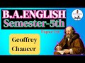 BA English Semester-5th | English Literature from Chaucer to Renaissance |