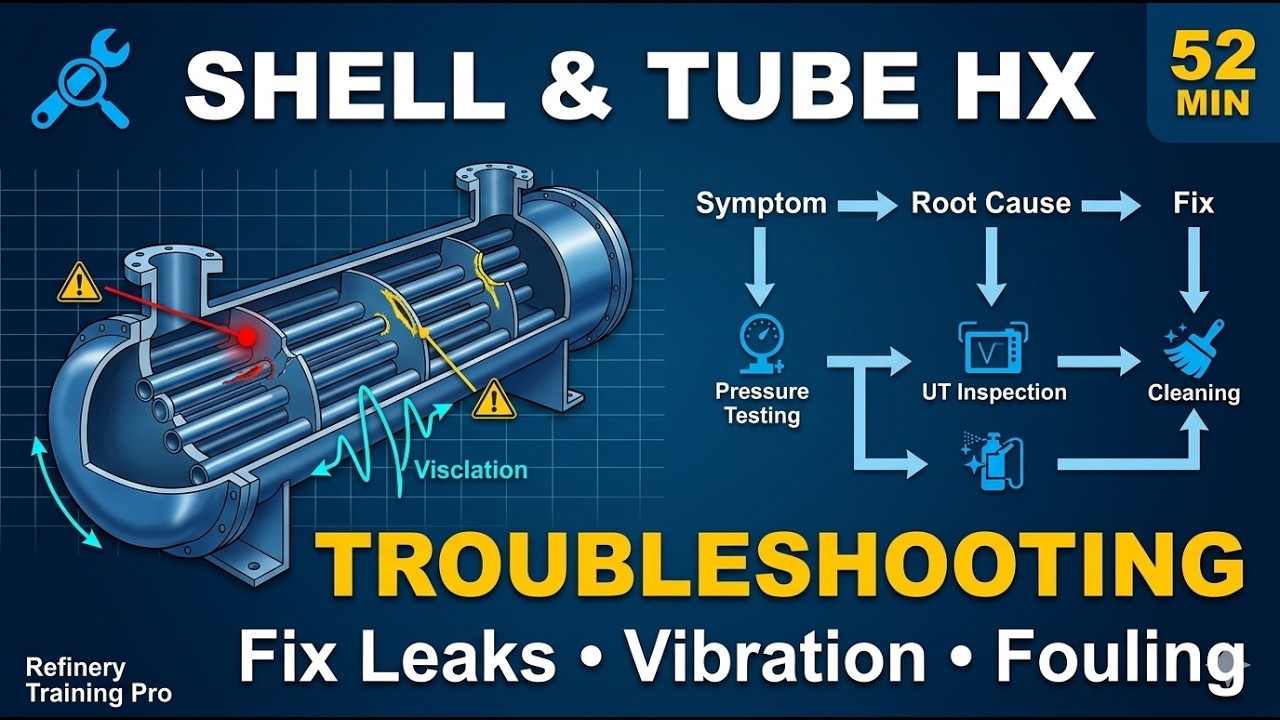 Shell And Tube Youtube Shell & Tube HX Troubleshooting: Fix Leaks, Vibration & Fouling - YouTube