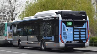 Ligne 160 - URBANWAY 12 GNV RATP BUS | FULL KICKDOWN