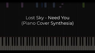 Lost Sky - Need You (Piano Cover Synthesia)