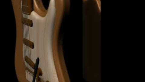 Autodesk maya! guitar model.mpeg