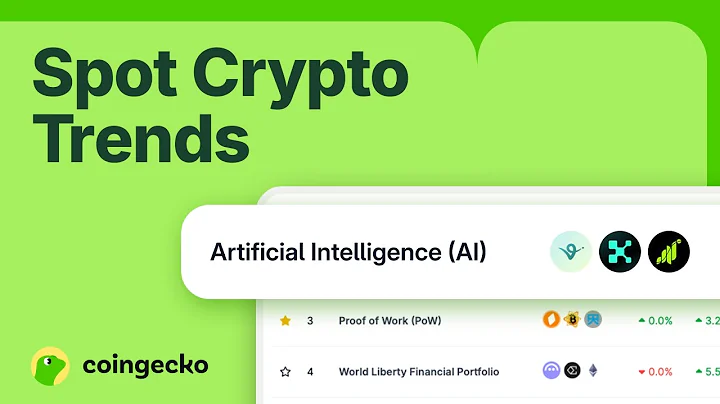 How to Catch Crypto Narratives Early Using CoinGecko