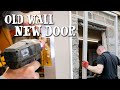 NEW WOODEN DOOR INSTALL | Hinges, Lock, Handle and Hang!