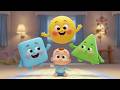 Learning Shapes Magic 🔺⭐🔵 | Fun Shapes Song for Kids | Nursery Rhymes &amp; Kids Songs