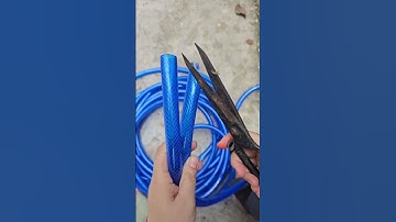 Cách nối đầu ống nước mềm dễ dàng #coemthovuon #diy #review #funny #tips #howto