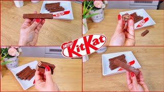 شوكولاتة كيت كات فى البيت بثلاث معالق دقيق #How_to_make_kitkat_chocolate_at_home