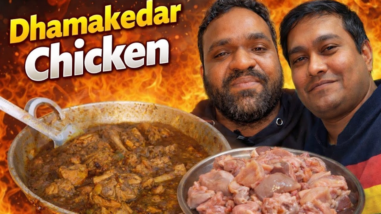 Dhamakedar Chicken 🍗 | Spicy Desi Chicken Recipe | The Foodie Traveller 