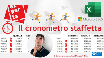 EXCEL 365 – TRUCCHI E SEGRETI: 🏃‍♂️‍➡️🏃‍♀️‍➡️🏃‍➡️Il cronometro a staffetta