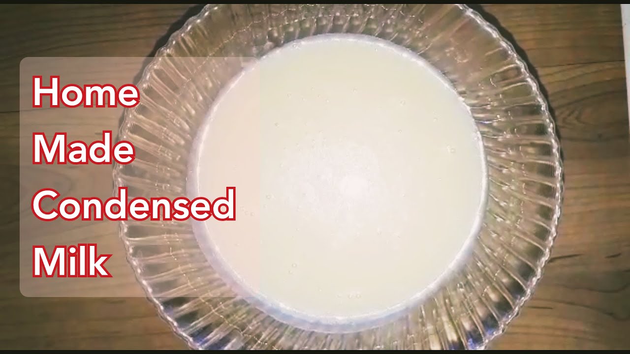 Easy home made condensed milk recipe ( Langue Urdu ) YouTube