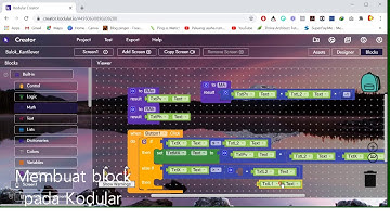 Tutorial membuat aplikasi android menggunakan kodular untuk analisis struktur balok sederhana.