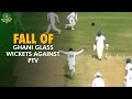 🎥 Fall of Ghani Glass wickets against PTV | President&#39;s Trophy Grade-I 2023-24