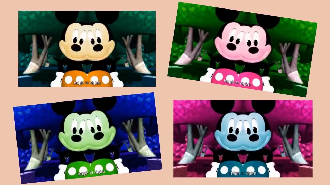 The Mickey Mouse Clubhouse Intro has a Multiple Color Conga Bushers 3 - YouTube