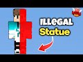 How I make this illegal Statue in This Lifesteal Smp @ItsDip