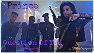 Video thumbnail of "Prince - Question Of You (Instrumental) Loop"