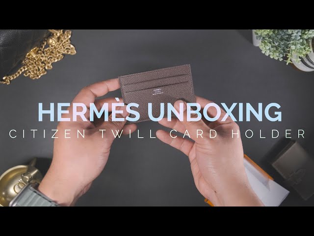 Hermes H Sellier Card Holder Unboxing! 