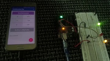 Arduino Android Accelerometer Usb OTG