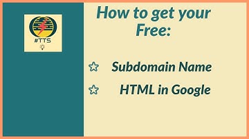 How To Create Free Website and Subdomain Name | Upload your HTML to Google.