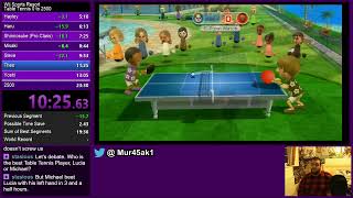 Wii Sports Resort - Table Tennis - Match 0 to 2500 (22:59)