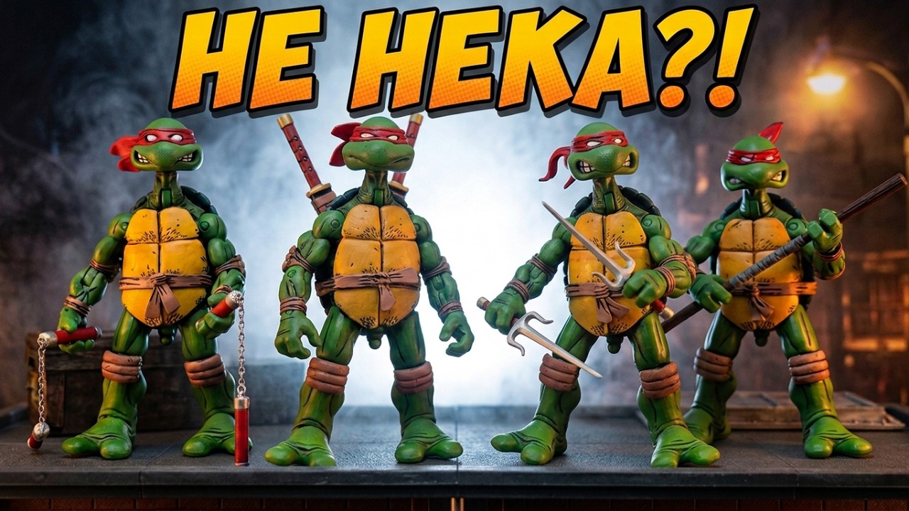 notNECA Turtles From Ali Express | TMNT Mirage | Figures With