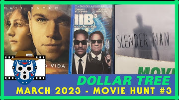 DOLLAR TREE MARCH 2023 Blu Ray & DVD Movie Hunt #3 - NO MORE Movies?  Slenderman? Oh No!