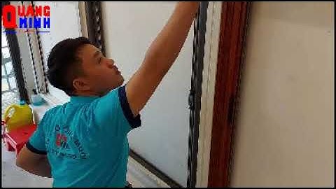 Hướng dẫn lắp đặt cửa cuốn ngang QM / Cửa lưới chống muỗi Quang Minh