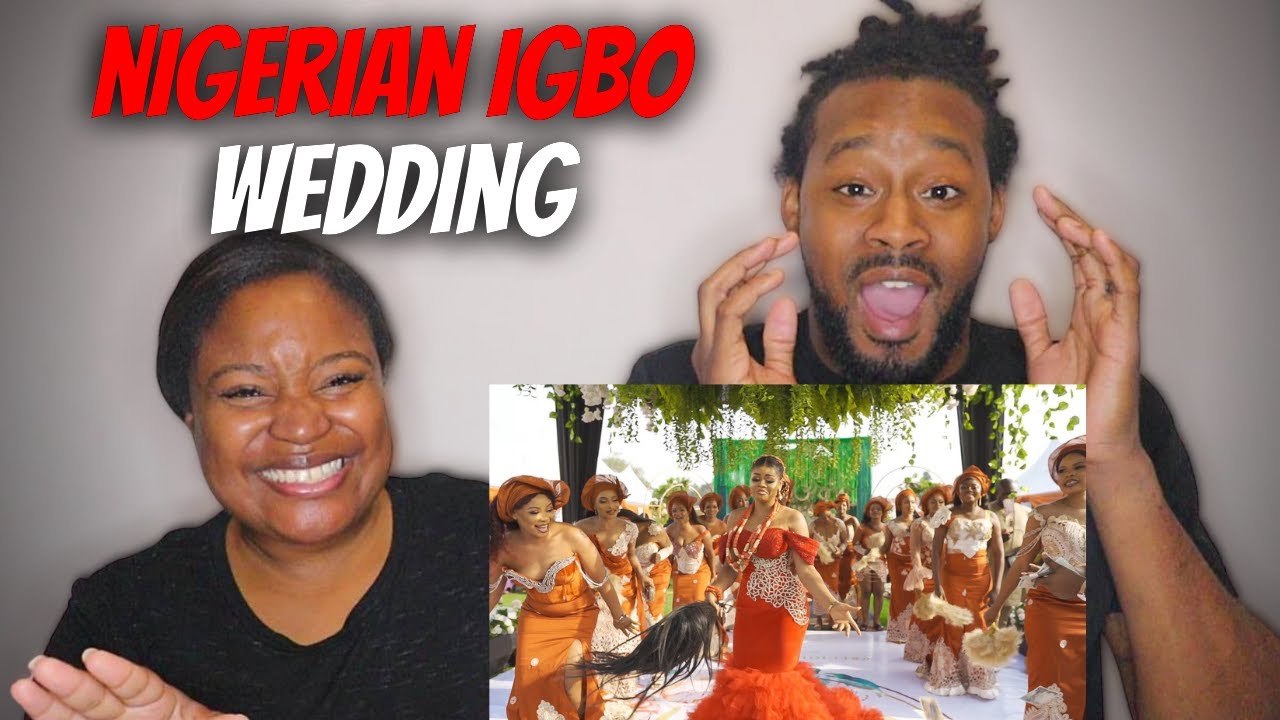 🇳🇬 THIS NIGERIAN IGBO BRIDE ENTRANCE BROKE THE INTERNET! American Couple React To A Nigerian Wedding