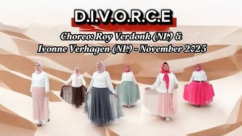D.I.V.O.R.C.E - Choreo:Roy Verdonk (NL) & Ivonne Verhagen (NL) - November 2025