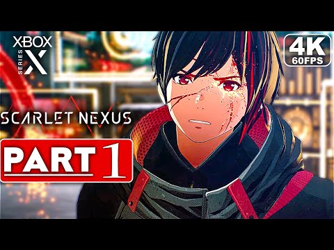 SCARLET NEXUS Gameplay Walkthrough Part 1 FULL GAME [4K 60FPS XBOX SERIES X] – No Commentary