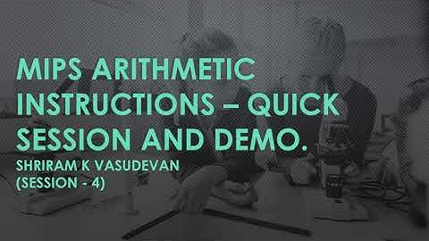 4. MIPS Arithmetic Operations Demo with QTSPIM (ADD, SUB, ADDI, MUL, MULT, DIV)