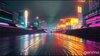 Trippy Trap Rap Vibe 1 Surreal Cityscape At Night