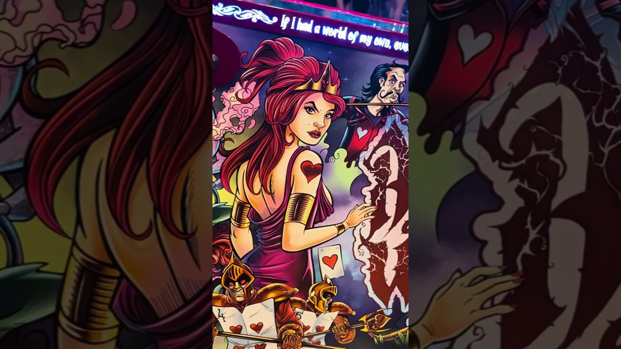 Alice Adventures in Wonderland from Dutch Pinball! #sfge #pinball