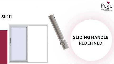PEGO Sliding Handle SL 111 for uPVC Sliders