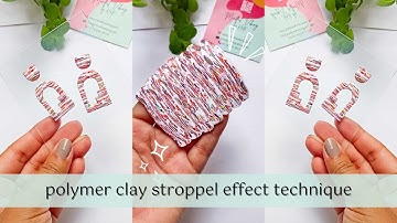 Stroppel Cane Polymer Clay Technique | Stroppel Cane Tutorial | DIY Earrings for Beginners