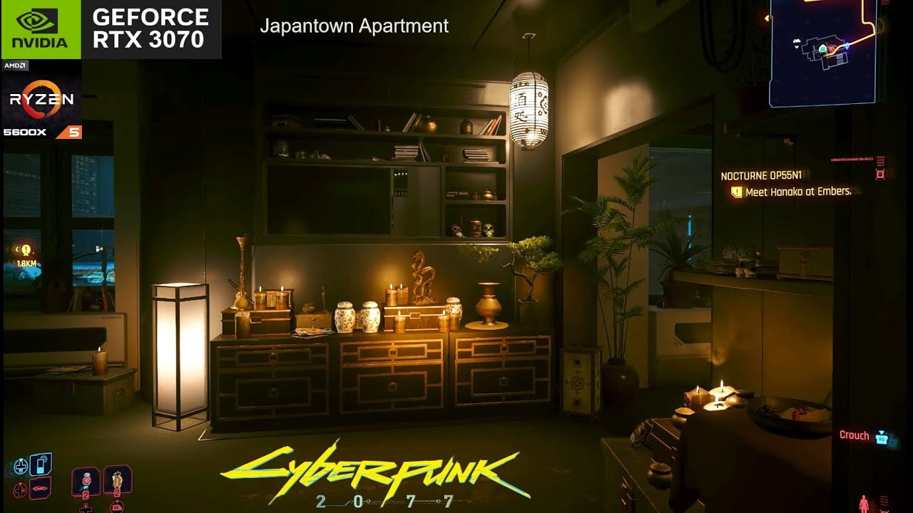 Cyberpunk 2077 - Exploring V's Japantown Apartment I RTX 3070 I RT ...