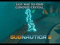 Subnautica 2: Easy way to find conduit crystal for upgrade sonic resonator from lifepod (Full steps)