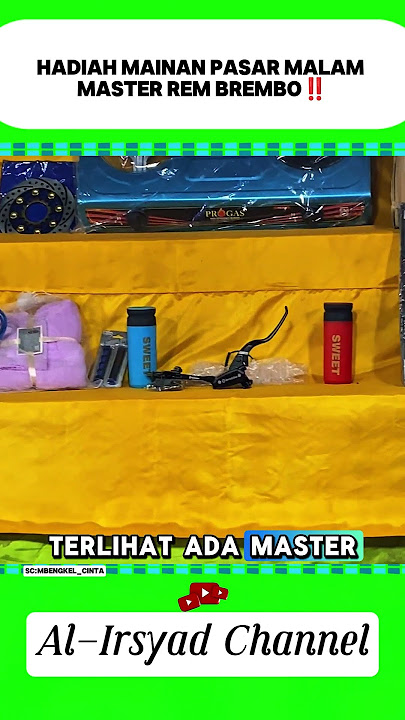 Merk Brembo ditaruhkan dipermainan pasar malam, mantappp#trending #shorts