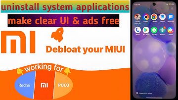 Uninstall Bloatware from mi Redmi Poco | Uninstall System Apps or bloatware