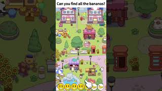 Can you find all the bananas? #game #challenge #catlover #shorts #catlife screenshot 3