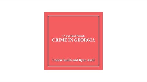 CS 2316: Final Project