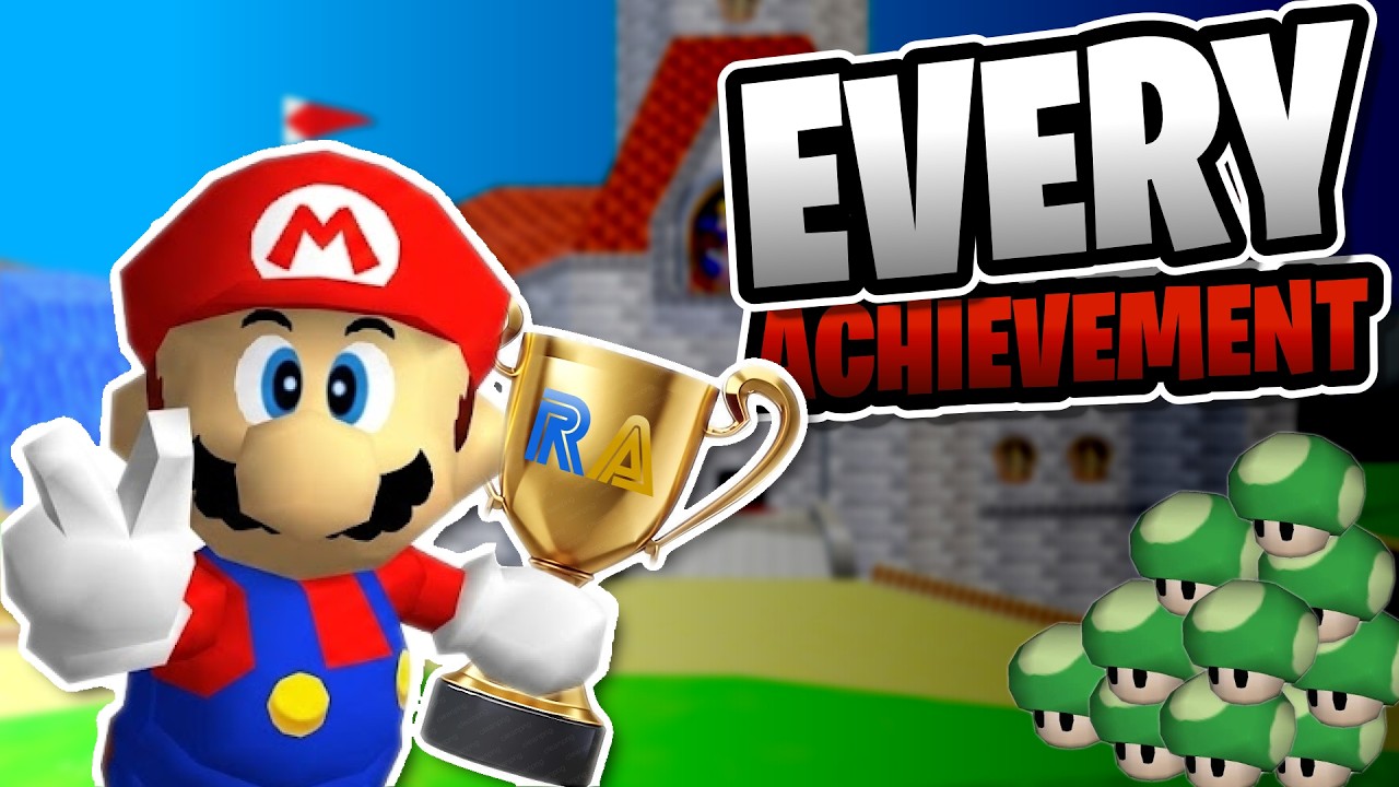 I Got EVERY ACHIEVEMENT In Super Mario 64 - YouTube