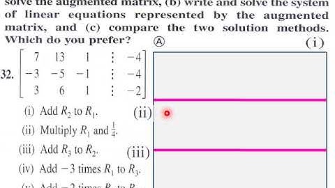 7 4 Linear Systems Matrices P Calc HW L V Pt 2