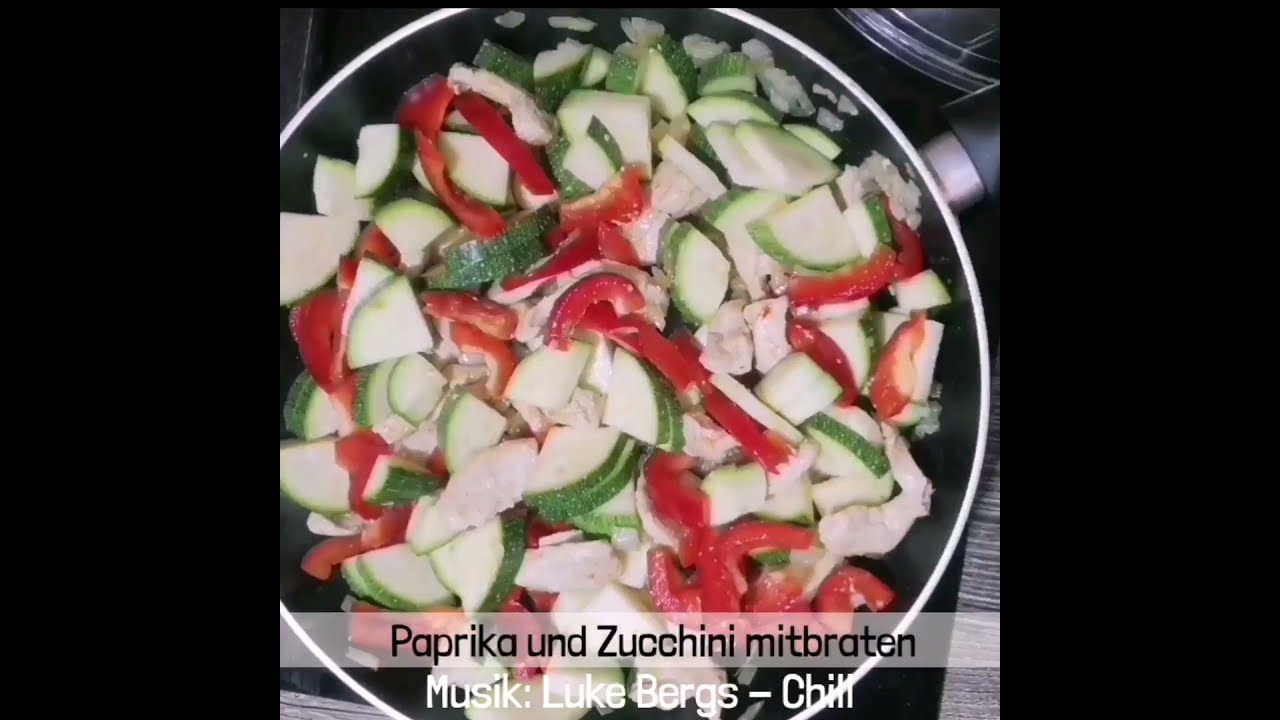 Leicht Scharfes Zucchini Rahm Hähnchen - YouTube
