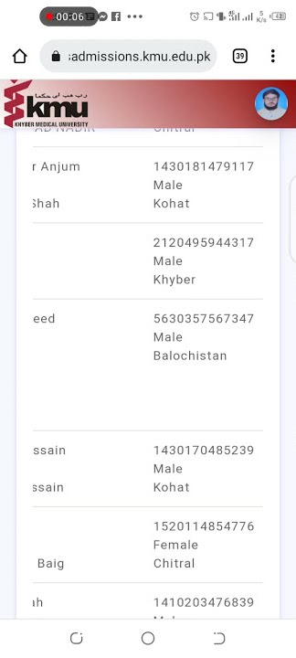 KMU last year merit 3